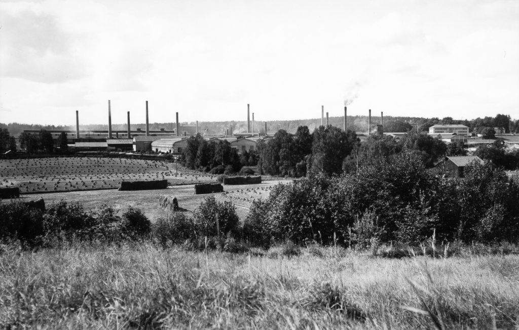 Hofors bruk svartvit
